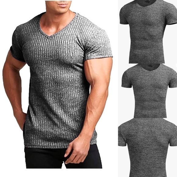 Cool Andy Other - Bundle of 2 Gray Short Sleeve Workout Shirts XXL